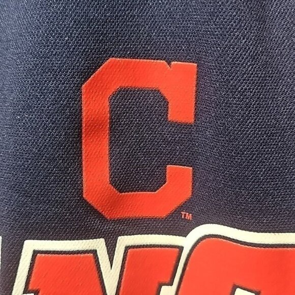 Vintage Cleveland Indians Navy and Red Jersey Swisher #33 Size XL - Picture 4 of 7